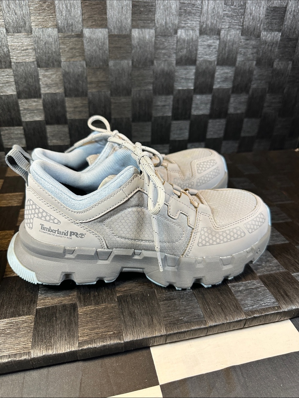 Timberland PRO Women's Light Gray Low-Cut Work Sneakers